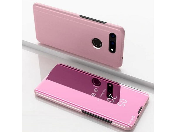 Clear View Flip Case für Honor View 20 in rosa von Screenguard