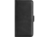 Veganes Flip Case Leder Etui Hülle mit Karten Fächer und Sichtfenster für Honor X7 in schwarz von Screenguard