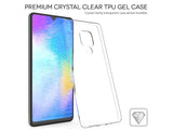 Gummi Hülle für Huawei Mate 20 aus flexiblem Soft TPU, kristallklar und transparent von Screenguard