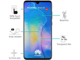 Case Friendly Screen Protector Handy Display Schutz Panzerglas Folie aus echtem 9H 2.5D Glas für Abdeckung des Huawei Mate 20 Displays in transparent von Screenguard