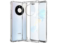 Hoch transparenter TPU Gummi Schutz Handy Hülle Clear Case klar mit verstärkten Schutzecken Bumper für das Huawei Mate 40 Pro Display und Gehäuse in transparent von Screenguard