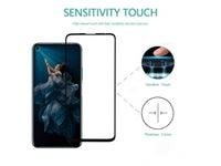 100% Fullscreen Curved Screen Protector Handy Display Schutz Glas für komplette Abdeckung des Huawei Nova 5T Display in schwarz von Screenguard