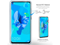 Vollständige 360 Grad Rundum Gummi TPU Hülle zum beidseitigen Schutz des Huawei Nova 5T Display und Gehäuse in transparent von Screenguard