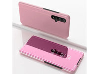 Clear View Flip Case für Huawei Nova 5T in rosa von Screenguard