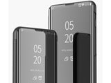 Clear View Flip Case für Huawei Nova 5T in schwarz von Screenguard