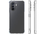 Hoch transparenter TPU Gummi Schutz Handy Hülle Clear Case klar mit verstärkten Schutzecken Bumper für das Huawei Nova Y70 Display und Gehäuse in transparent von Screenguard