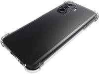 Hoch transparenter TPU Gummi Schutz Handy Hülle Clear Case klar mit verstärkten Schutzecken Bumper für das Huawei Nova Y70 Display und Gehäuse in transparent von Screenguard