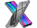 Hoch transparenter TPU Gummi Schutz Handy Hülle Clear Case klar mit verstärkten Schutzecken Bumper für das Huawei P Smart 2019 Display und Gehäuse in transparent von Screenguard