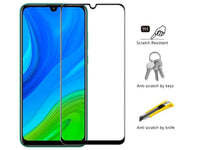 100% Fullscreen Curved Screen Protector Handy Display Schutz Glas für komplette Abdeckung des Huawei P Smart 2020 Display in schwarz von Screenguard