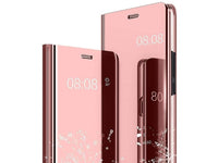 Clear View Flip Case für Huawei P Smart 2020 in rosa von Screenguard