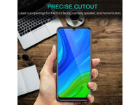 Case Friendly Screen Protector Handy Display Schutz Panzerglas Folie aus echtem 9H 2.5D Glas für Abdeckung des Huawei P Smart 2020 Displays in transparent von Screenguard