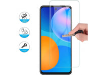 Case Friendly Screen Protector Handy Display Schutz Panzerglas Folie aus echtem 9H 2.5D Glas für Abdeckung des Huawei P Smart 2021 Displays in transparent von Screenguard