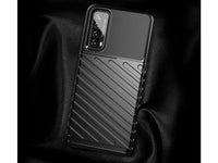 Moderne Design Hülle Cover für das Huawei P Smart 2021 mit Stripes zum Schutz von Kratzern, Dellen, Display aus TPU Gummi in schwarz von Screenguard