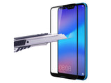 100% Fullscreen Curved Screen Protector Handy Display Schutz Glas für komplette Abdeckung des Huawei P20 Pro Display in schwarz von Screenguard