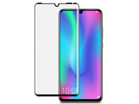 100% Fullscreen Curved Screen Protector Handy Display Schutz Glas für komplette Abdeckung des Huawei P30 Display in schwarz von Screenguard