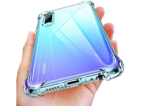 Hoch transparenter TPU Gummi Schutz Handy Hülle Clear Case klar mit verstärkten Schutzecken Bumper für das Huawei P30 Display und Gehäuse in transparent von Screenguard