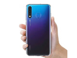 Gummi Hülle für Huawei P30 Lite aus flexiblem Soft TPU, kristallklar und transparent von Screenguard