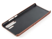 CardCaddy Leder Backcase mit Kartenfächern für Huawei P30 Pro in braun von Screenguard
