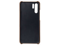 CardCaddy Leder Backcase mit Kartenfächern für Huawei P30 Pro in schwarz von Screenguard