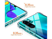 Hoch transparenter TPU Gummi Schutz Handy Hülle Clear Case klar mit verstärkten Schutzecken Bumper für das Huawei P30 Pro Display und Gehäuse in transparent von Screenguard