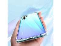 Hoch transparenter TPU Gummi Schutz Handy Hülle Clear Case klar mit verstärkten Schutzecken Bumper für das Huawei P30 Pro Display und Gehäuse in transparent von Screenguard