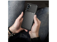 Moderne Design Hülle Cover für das Huawei P30 Pro mit Stripes zum Schutz von Kratzern, Dellen, Display aus TPU Gummi in schwarz von Screenguard