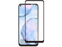 100% Fullscreen Curved Screen Protector Handy Display Schutz Glas für komplette Abdeckung des Huawei P40 Lite Display in schwarz von Screenguard