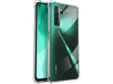 Hoch transparenter TPU Gummi Schutz Handy Hülle Clear Case klar mit verstärkten Schutzecken Bumper für das Huawei P40 Lite 5G Display und Gehäuse in transparent von Screenguard