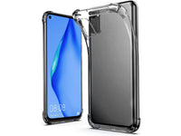 Hoch transparenter TPU Gummi Schutz Handy Hülle Clear Case klar mit verstärkten Schutzecken Bumper für das Huawei P40 Lite Display und Gehäuse in transparent von Screenguard