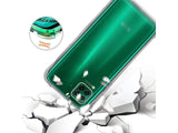 Hoch transparenter TPU Gummi Schutz Handy Hülle Clear Case klar mit verstärkten Schutzecken Bumper für das Huawei P40 Lite Display und Gehäuse in transparent von Screenguard