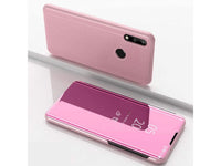 Clear View Flip Case für Huawei P40 Lite E in rosa von Screenguard