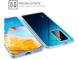 Vollständige 360 Grad Rundum Gummi TPU Hülle zum beidseitigen Schutz des Huawei P40 Pro Display und Gehäuse in transparent von Screenguard