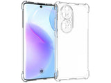 Hoch transparenter TPU Gummi Schutz Handy Hülle Clear Case klar mit verstärkten Schutzecken Bumper für das Huawei P50 Pro Display und Gehäuse in transparent von Screenguard