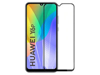 100% Fullscreen Curved Screen Protector Handy Display Schutz Glas für komplette Abdeckung des Huawei Y6p Display in schwarz von Screenguard