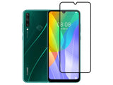 100% Fullscreen Curved Screen Protector Handy Display Schutz Glas für komplette Abdeckung des Huawei Y6p Display in schwarz von Screenguard