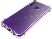 Hoch transparenter TPU Gummi Schutz Handy Hülle Clear Case klar mit verstärkten Schutzecken Bumper für das Huawei Y6p Display und Gehäuse in transparent von Screenguard