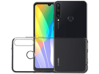 Gummi Hülle für Huawei Y6p aus flexiblem Soft TPU, kristallklar und transparent von Screenguard