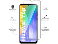 Case Friendly Screen Protector Handy Display Schutz Panzerglas Folie aus echtem 9H 2.5D Glas für Abdeckung des Huawei Y6p Displays in transparent von Screenguard