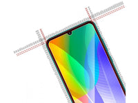 Case Friendly Screen Protector Handy Display Schutz Panzerglas Folie aus echtem 9H 2.5D Glas für Abdeckung des Huawei Y6p Displays in transparent von Screenguard