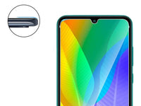 Case Friendly Screen Protector Handy Display Schutz Panzerglas Folie aus echtem 9H 2.5D Glas für Abdeckung des Huawei Y6p Displays in transparent von Screenguard