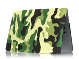 Screenguard MacBook Air 13 Hard Case Hülle camouflage grün matt