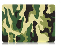 Screenguard MacBook Air 13 Hard Case Hülle camouflage grün matt