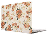 Screenguard MacBook Air 13 Hard Case Hülle Rosen weiss