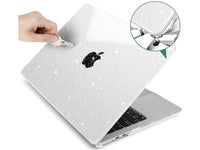 Screenguard MacBook Air 13 M1 Hard Case Hülle Glitzer clear hochglanz