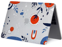 Screenguard MacBook Air 13 M2 Hard Case Hülle Botanic minimalism transparent matt