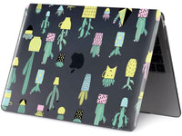 Screenguard MacBook Air 13 M2 Hard Case Hülle Cactus Lover schwarz hochglanz