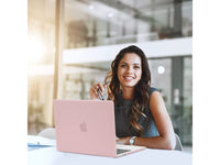Screenguard MacBook Air 13 M2 Hard Case Hülle in rosa quarz matt