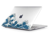 Screenguard MacBook Air 13 M2 Hard Case Hülle The Wave clear hochglanz