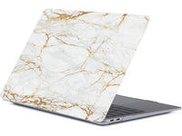 Screenguard MacBook Air 13 Retina Hard Case Hülle Marmor gold