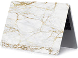 Screenguard MacBook Air 13 Retina Hard Case Hülle Marmor gold